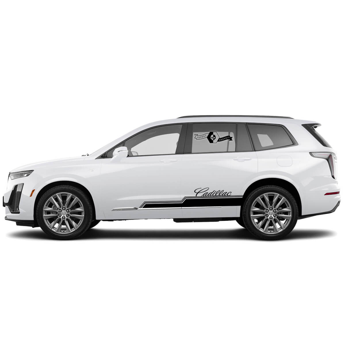 2021 Cadillac XT6 Side SUV Vinyl Decals Stickers
