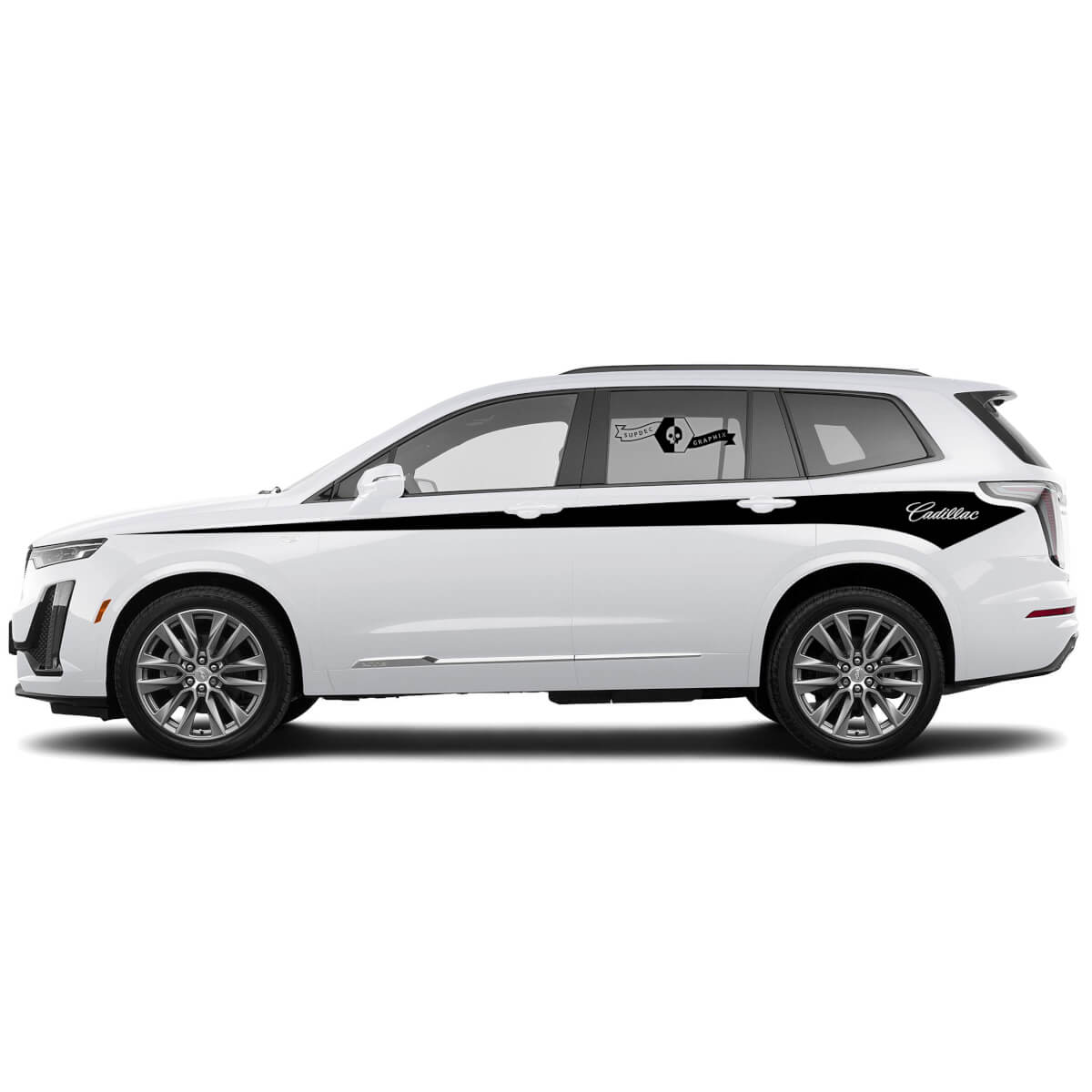 2021 Cadillac XT6 Side Pin stripe SUV Vinyl Decals Stickers
