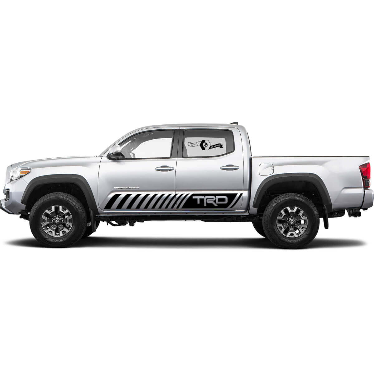TRD off road leaves Rocker Panel BedSide Side Vinyl Stickers Decal fit to Toyota Tacoma Tundra all years 4
