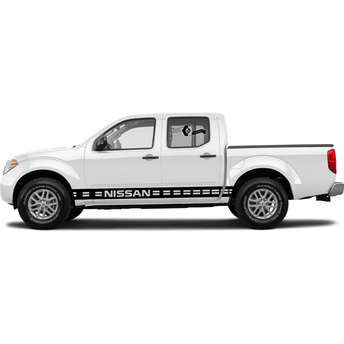 2 Nissan Decal Doors Rocker Panel Nissan Frontier Stripe Sticker Side Stripe Kit For Nissan Vinyl Stickers
