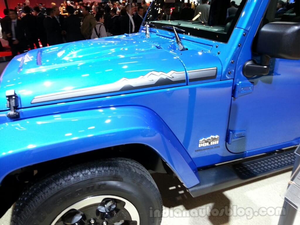 Polar Edition Hood Side Vinyl Decal Set for Jeep Wrangler 2014 