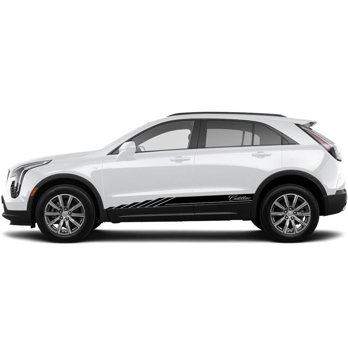 2 New Decal Rocker Panel Sticker Lines Stripe for Cadillac XT4 Stage