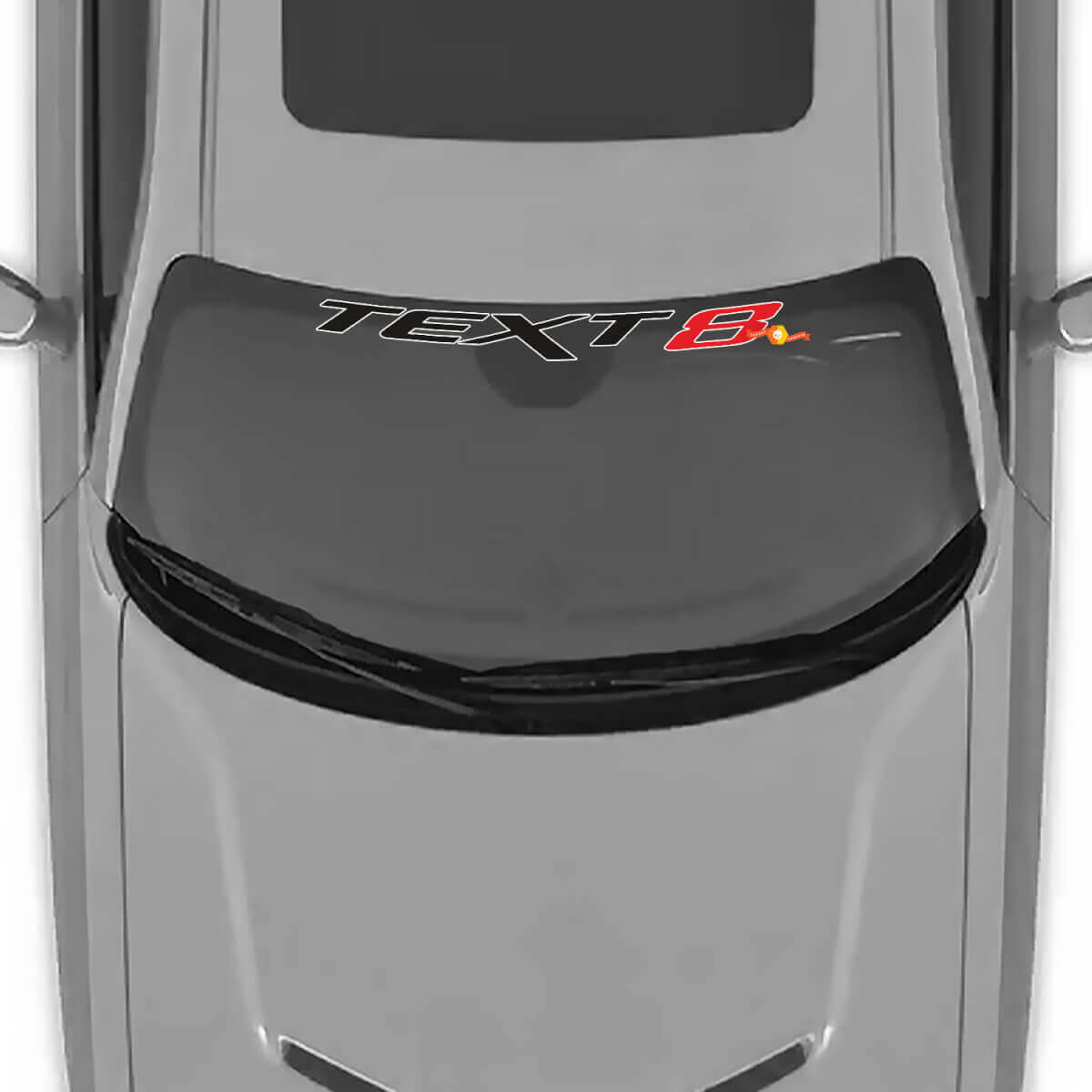 Windshield Vinyl Decal Stickers for Dodge Challenger SRT8 SRT4 STR6