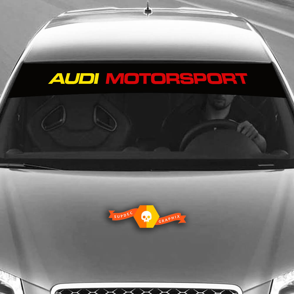 Vinyl Decals Graphic Stickers windshield Audi sunstrip Motorsport new 2022

