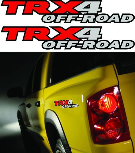 TRX4 Off Road Bedside Vinyl Decal Sticker for Dodge Dakota