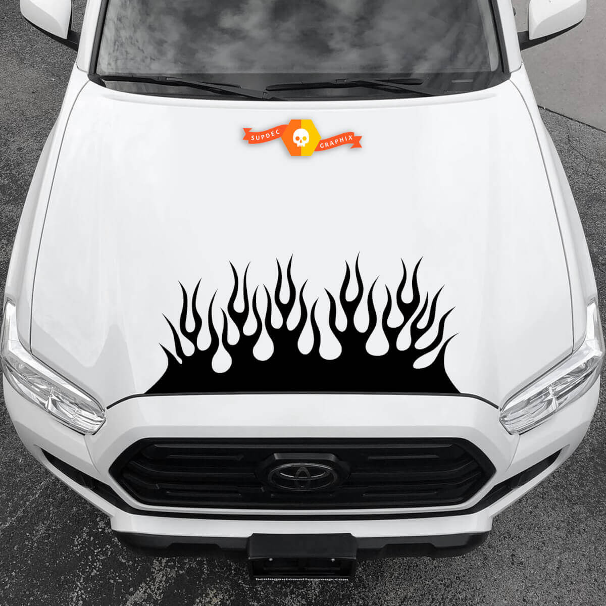 Nouveau Autocollants Graphiques en Vinyle pour Voiture capot flammes abstraites 2022 - 1
