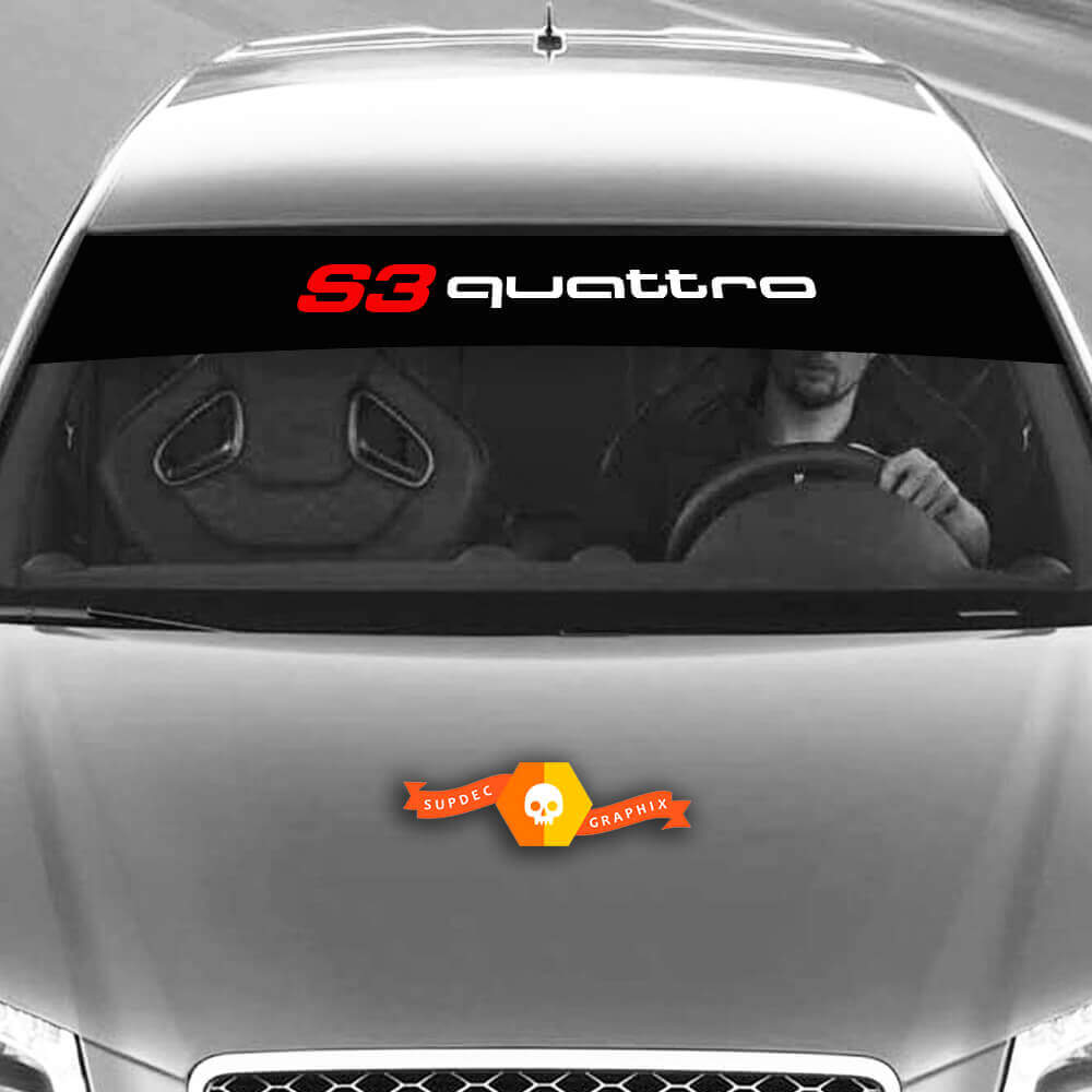 Vinyl Decals Graphic Stickers windshield S3 Quattro Audi sunstrip Racing 2022
