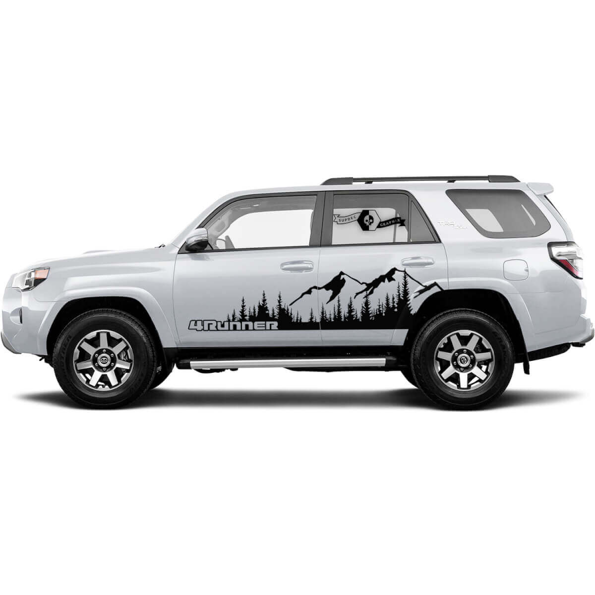 Mountains Forest Landscape Side Vinyl Decal Sticker for Toyota 4Runner