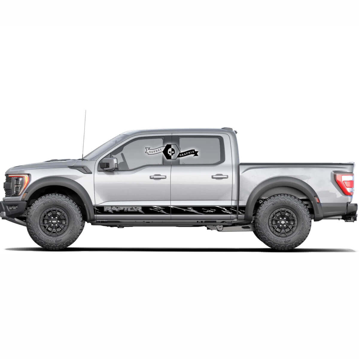2x Ford F150 Raptor Side Rocker Panel Vinyl Stickers Decal Vinyl Decals graphics rally sticker
