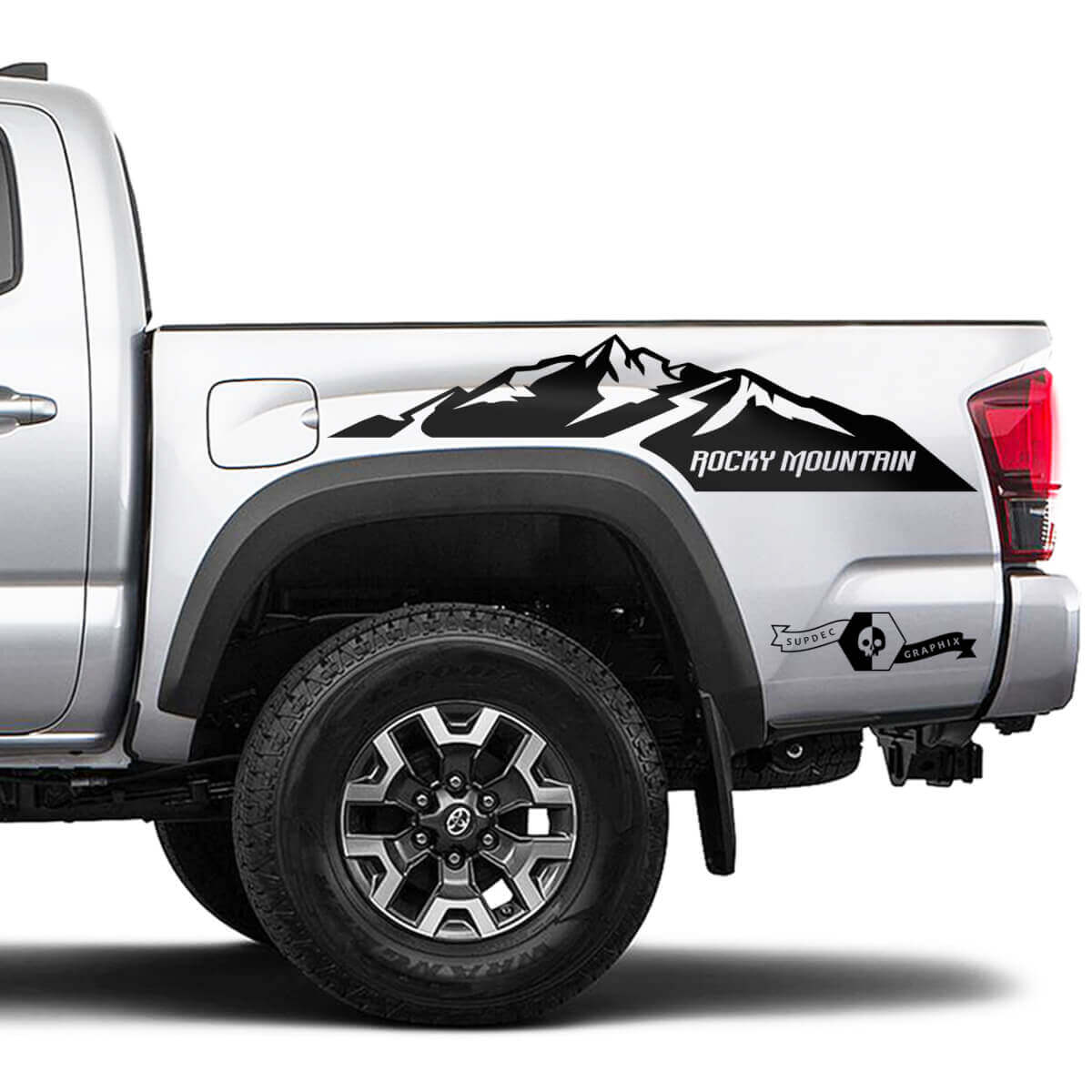 2 Tacoma Side Bed Rocky Mountain TRD  Vinyl Stickers Decal Kit for Toyota Tacoma
