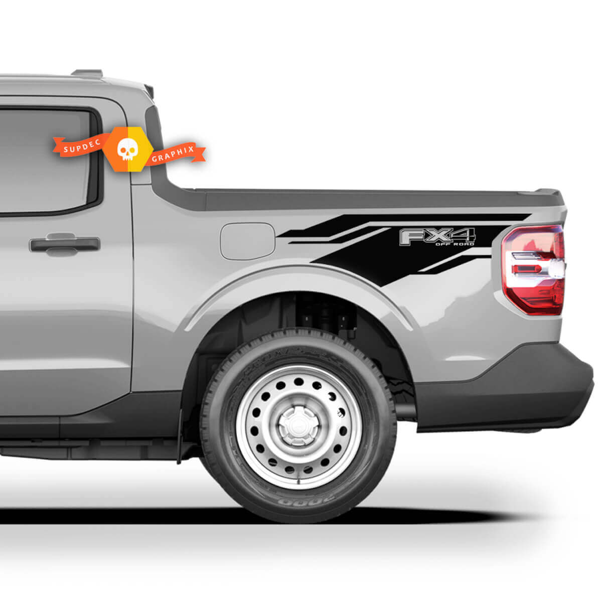 FORD MAVERICK 2022 FX4 Graphics Decals Stickers Off Road Stickers Truck Bed Side
