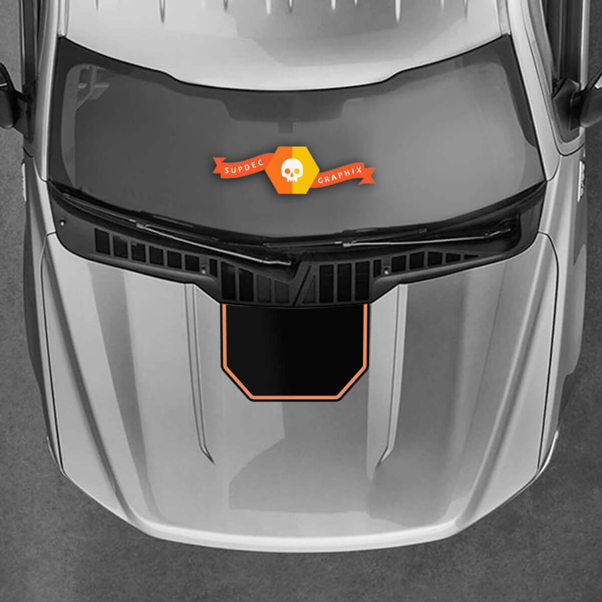Musclecar Maverick 2022 2023 FX4 Graphics Decals Hood 2 Colors Maverick Stickers
