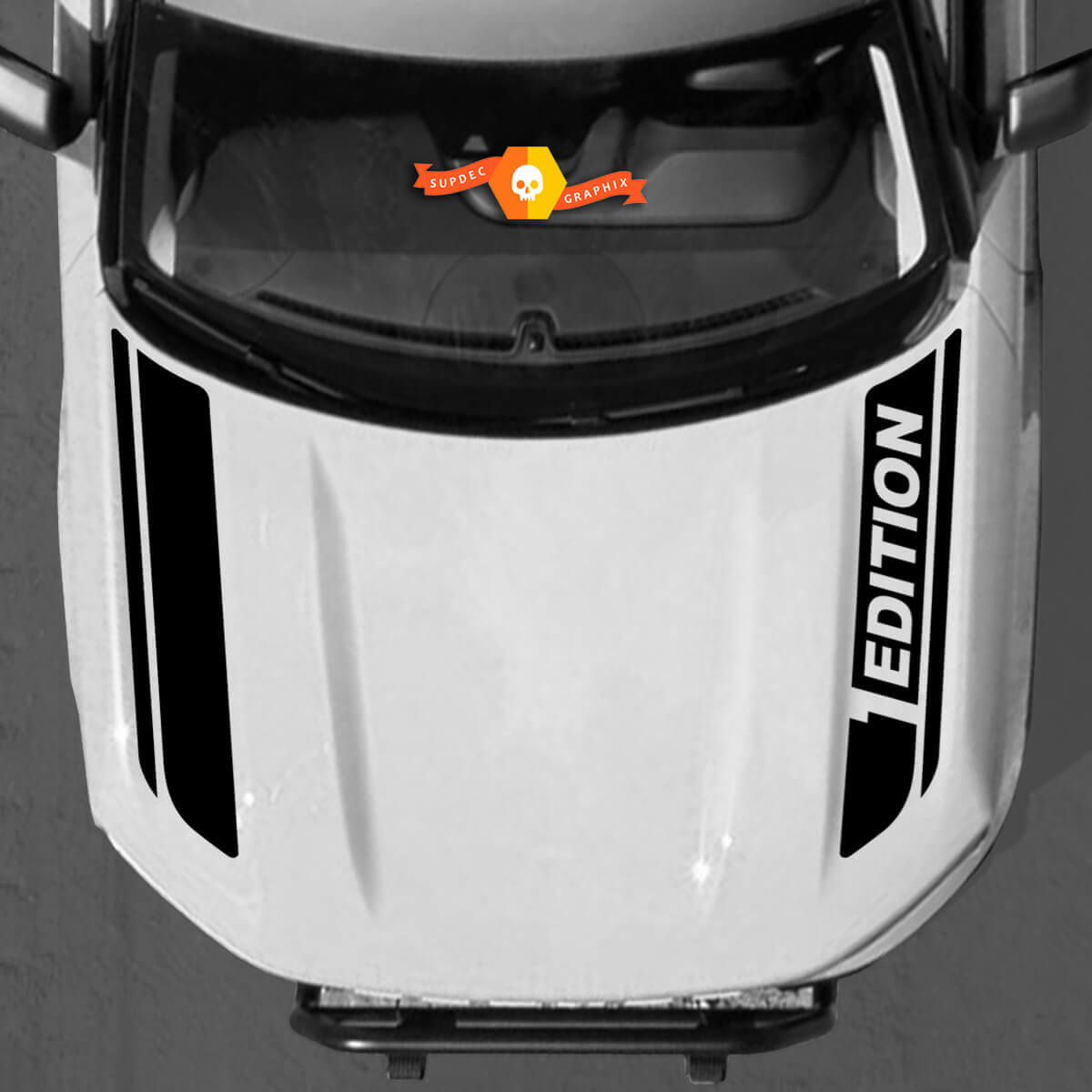 Ford Bronco Sport 2020 2021 2022 1st EDITION Split Hood Stripes Vinyl Decal Sticker Graphics Kit
