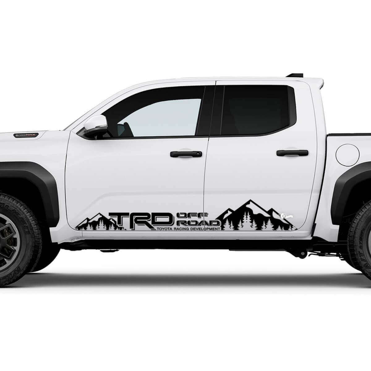 TRD off Road Mountains Side Rocker Panel Vinyl Decal Sticker for Toyota Tacoma