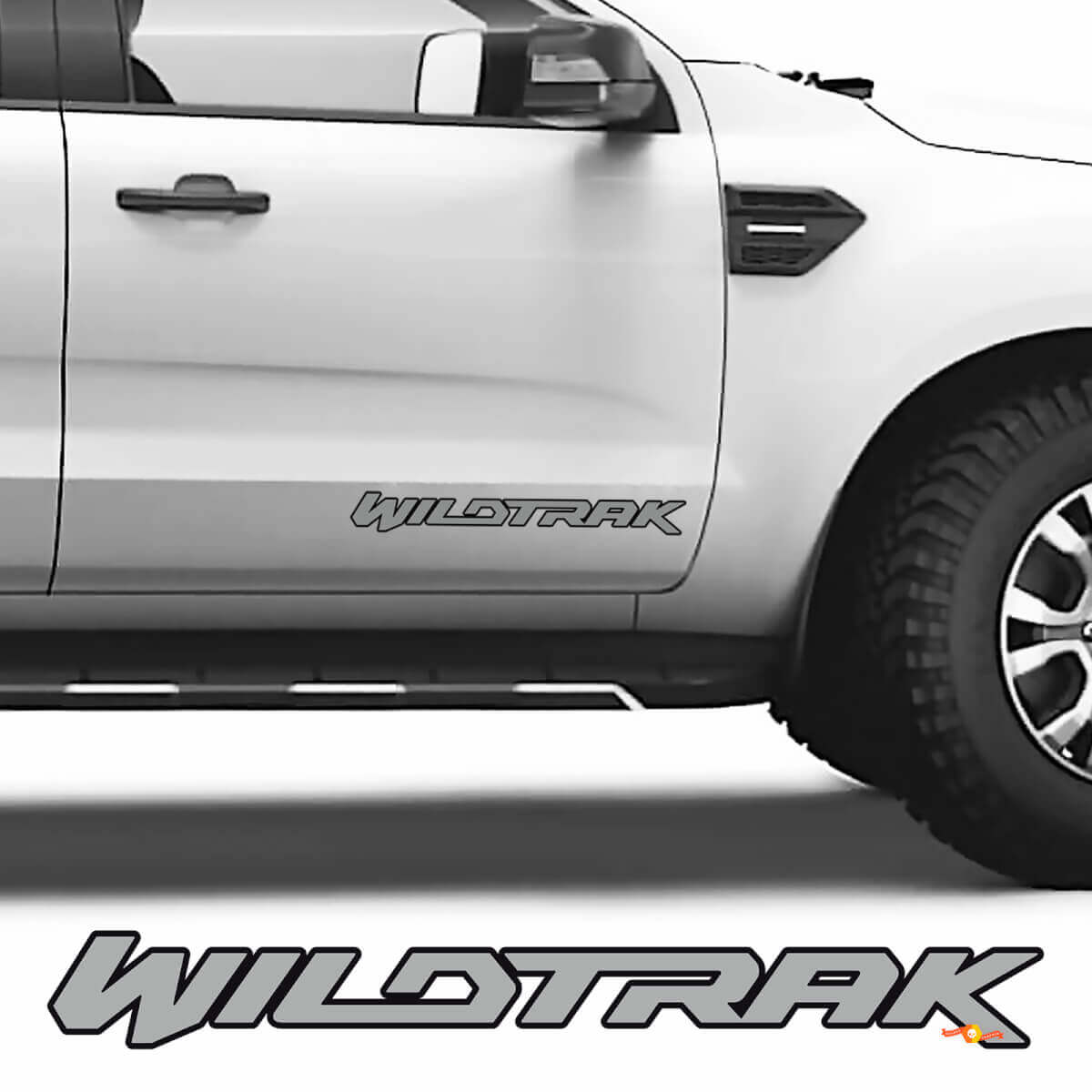 Side Doors Decals Stickers For Ford Ranger Wildtrak
