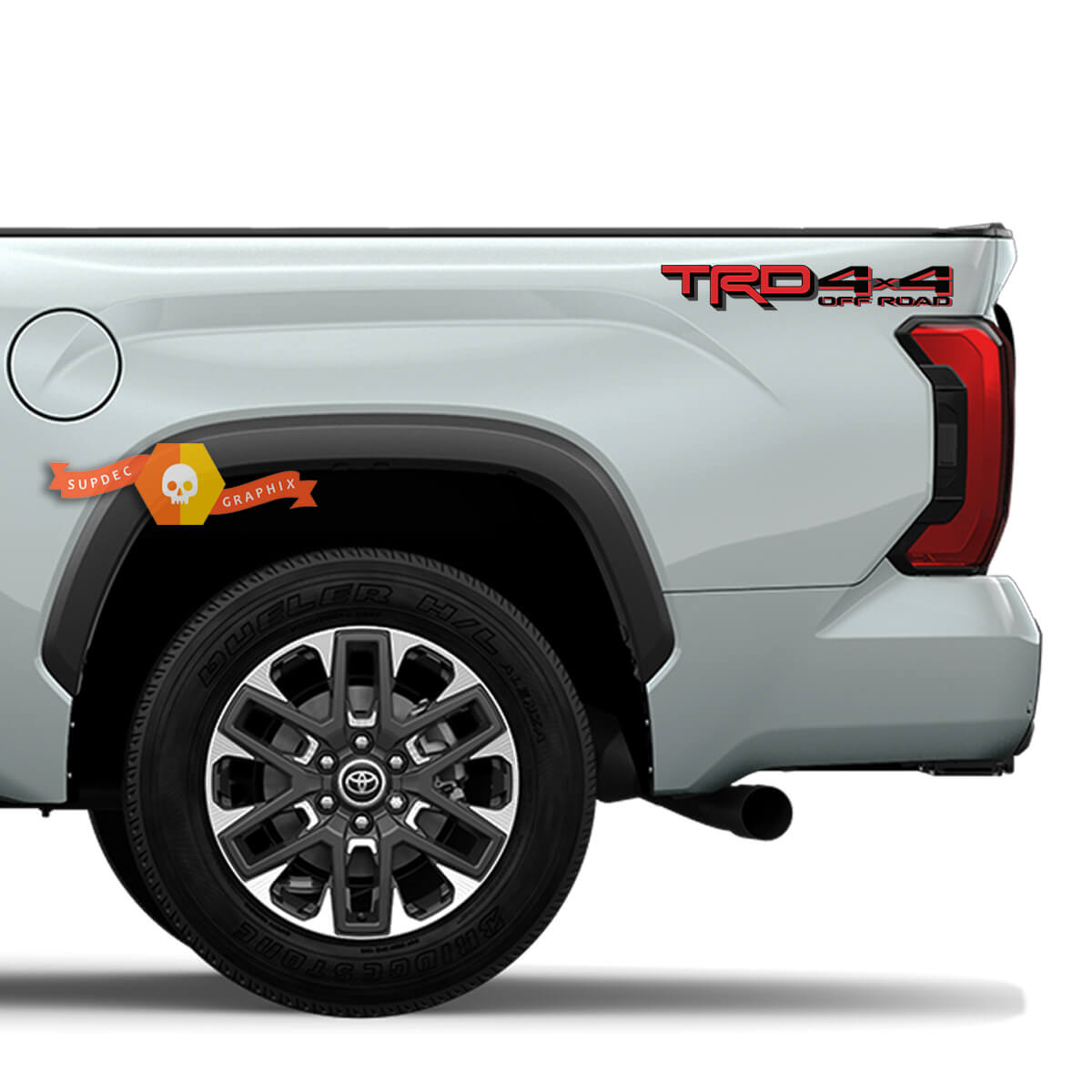 2 side 2022+ Toyota TRD Truck Off Road  4x4 Trd Off-Road Exterior-Tailgate Tacoma Tundra Decal Vinyl Sticker