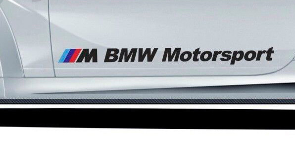 BMW M Motorsport Car Decal Vinyl Sticker 48 inch M3 M5 M6 E90 E3
