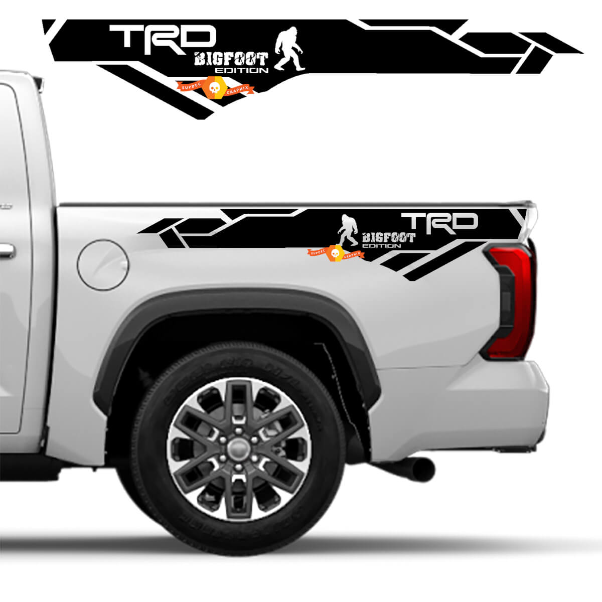 TRD Bigfoot edition BedSide Side Vinyl Stickers Decal fit to Toyota Tundra 2022 2023 2024
