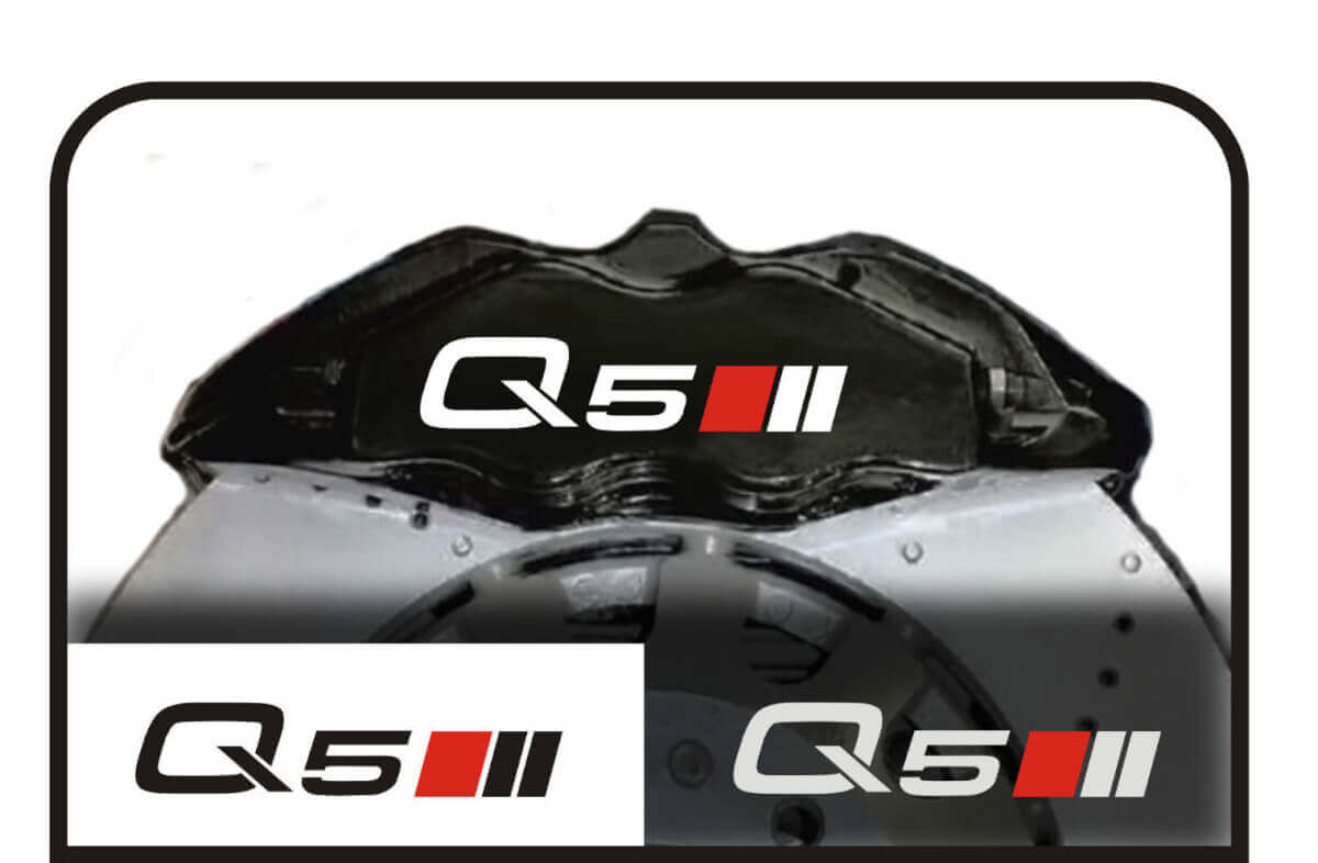 Q5 Sport Style Brake Caliper Vinyl Decal Set for Audi Q5