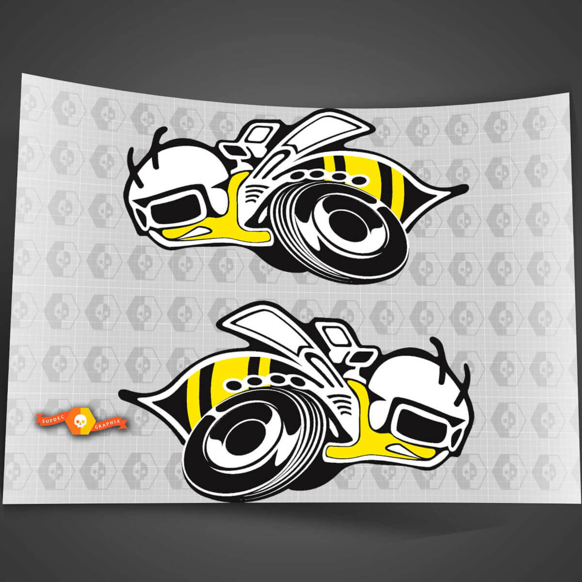 Super Bee Side Vinyl Decal Pair for Dodge Cars & Trucks