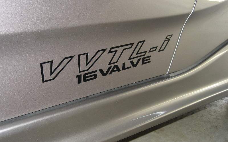 VVTL-i 16 Valve Side Vinyl Decal Set for Toyota Celica Corolla MR2