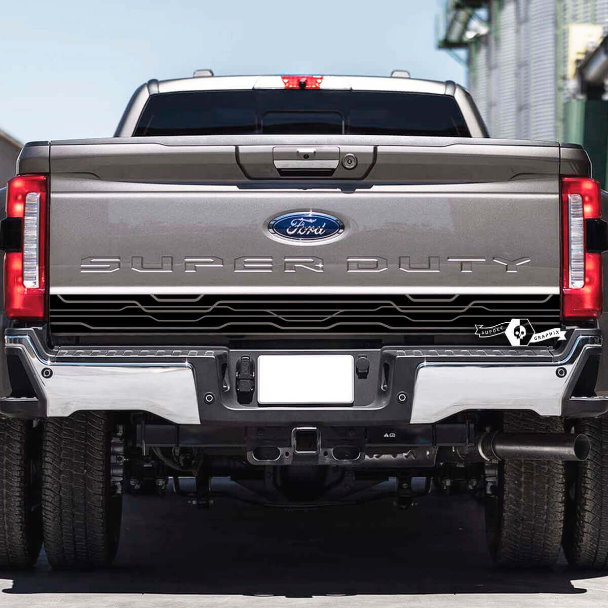Tailgate Musclecar Super Duty 2023 Geometry Lines Vinyl Decals Stickers Graphics
