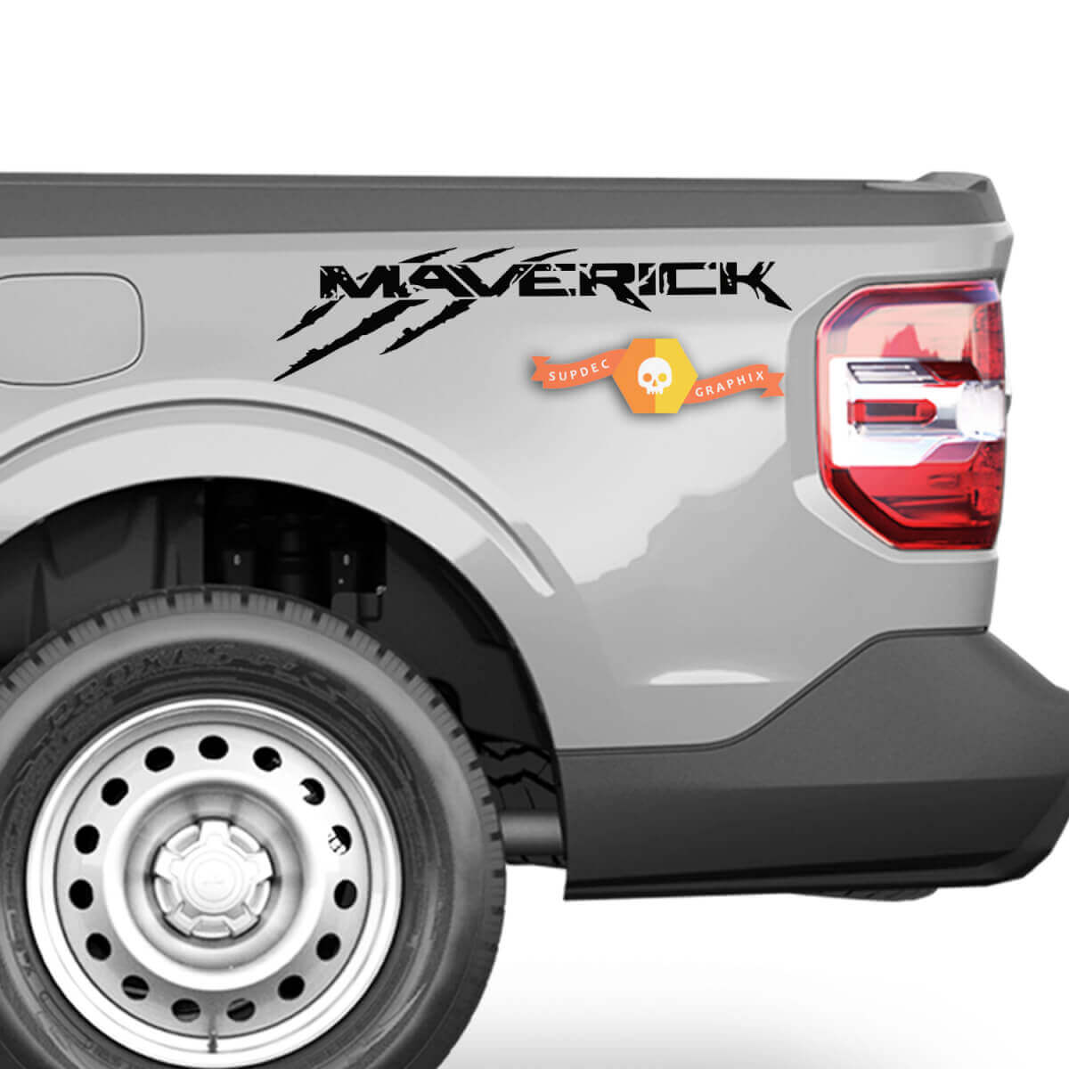 Pair Ford Maverick Claw Mark Vinyl 2022 2023 Graphics Decals Stickers Bed Side Decals Stickers Truck
