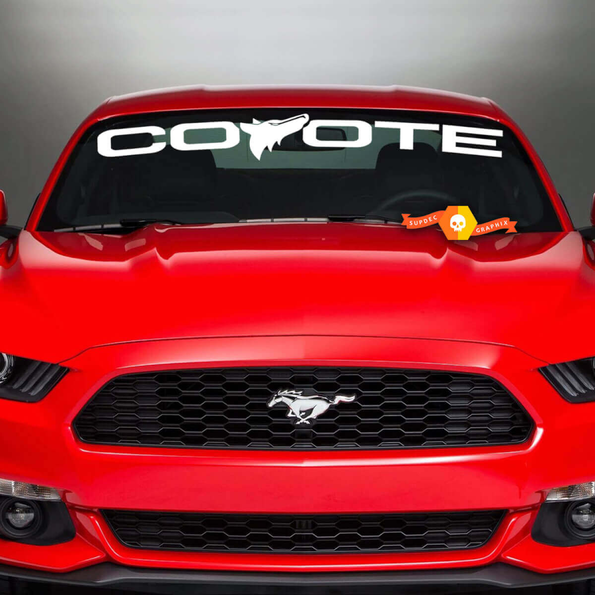 Mustang Coyote COYOTE Windshield Vinyl Graphic Decal Sticker
