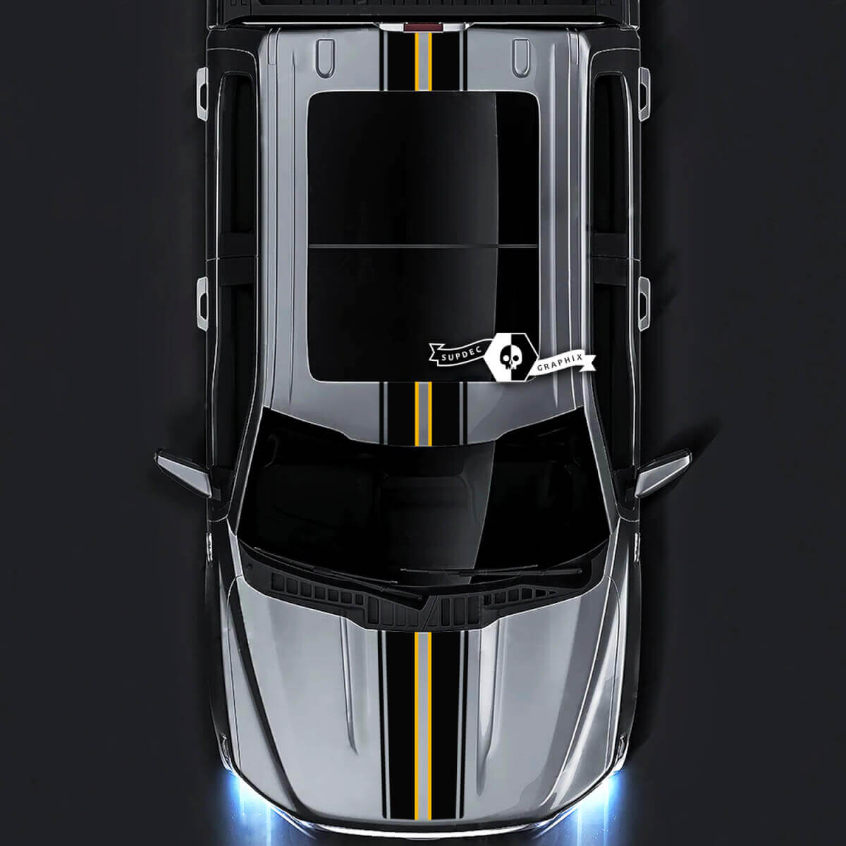 Racing Stripes Full Kit Vinyl Decals for Musclecar truck XLT STX
