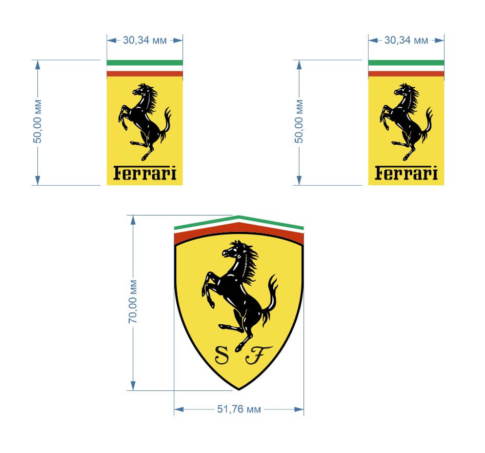 Ferrari Scuderia Motor Sports Decal Sticker

