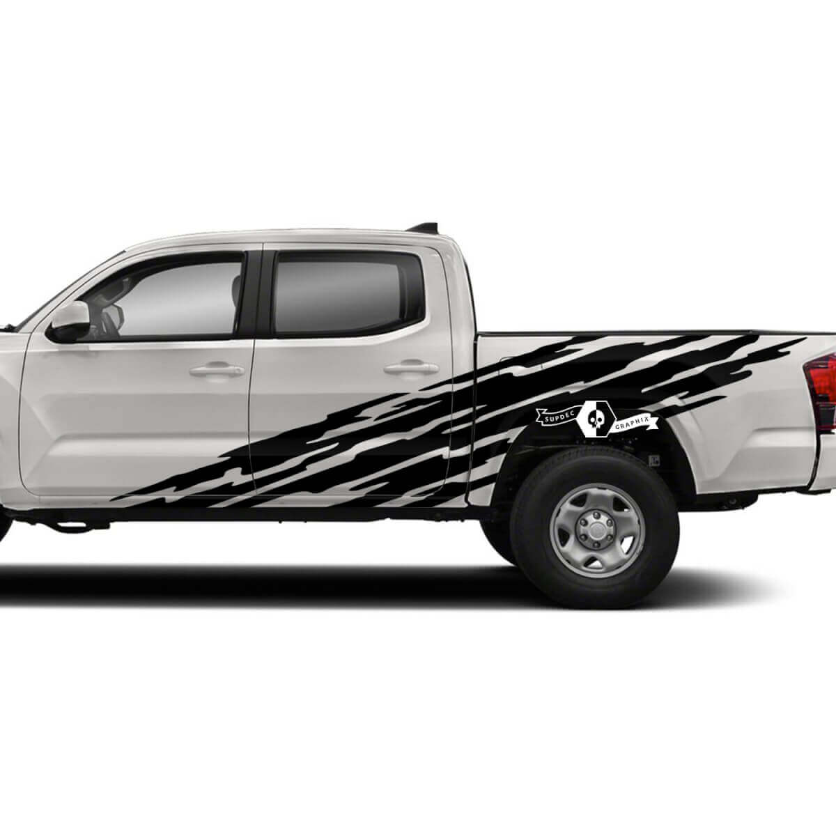 2x Toyota Tacoma SR5 Doors Bed Side Mud Splash Vinyl Decal Graphic Sticker 2