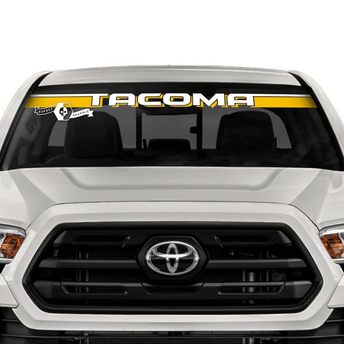 Toyota Tacoma SR5 Windshield Line Shadow Vinyl Decals Graphic Sticker 2 Colors
