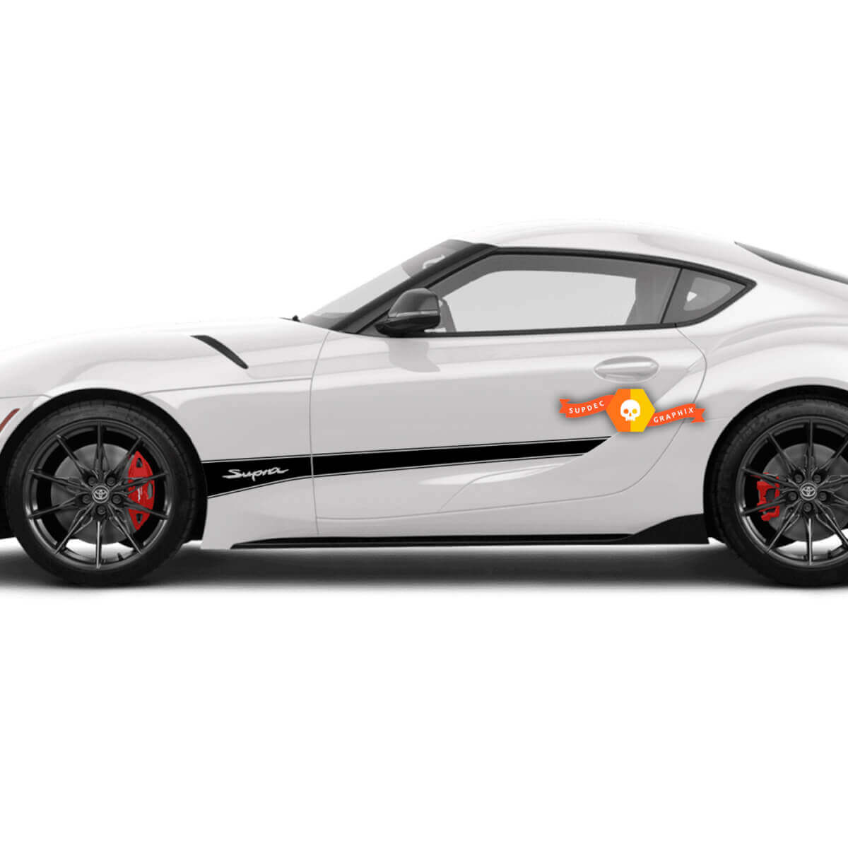 Toyota Supra MKV A90 A91 Doors Side Stripes Graphics Decals Stickers
