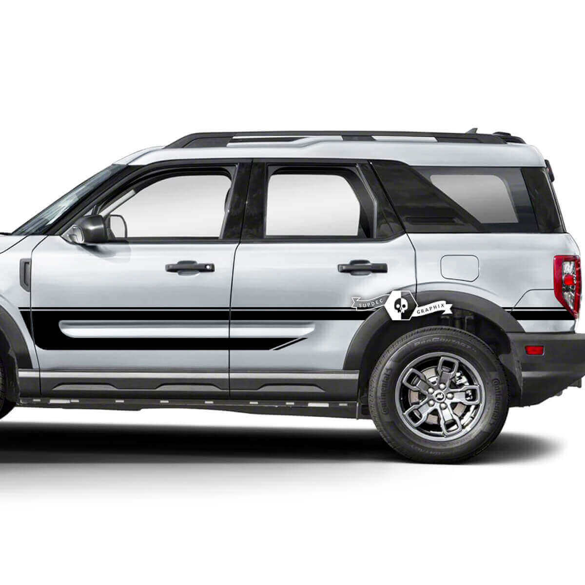 Door Side Trim Rear Fender Decals Stickers for Ford Bronco