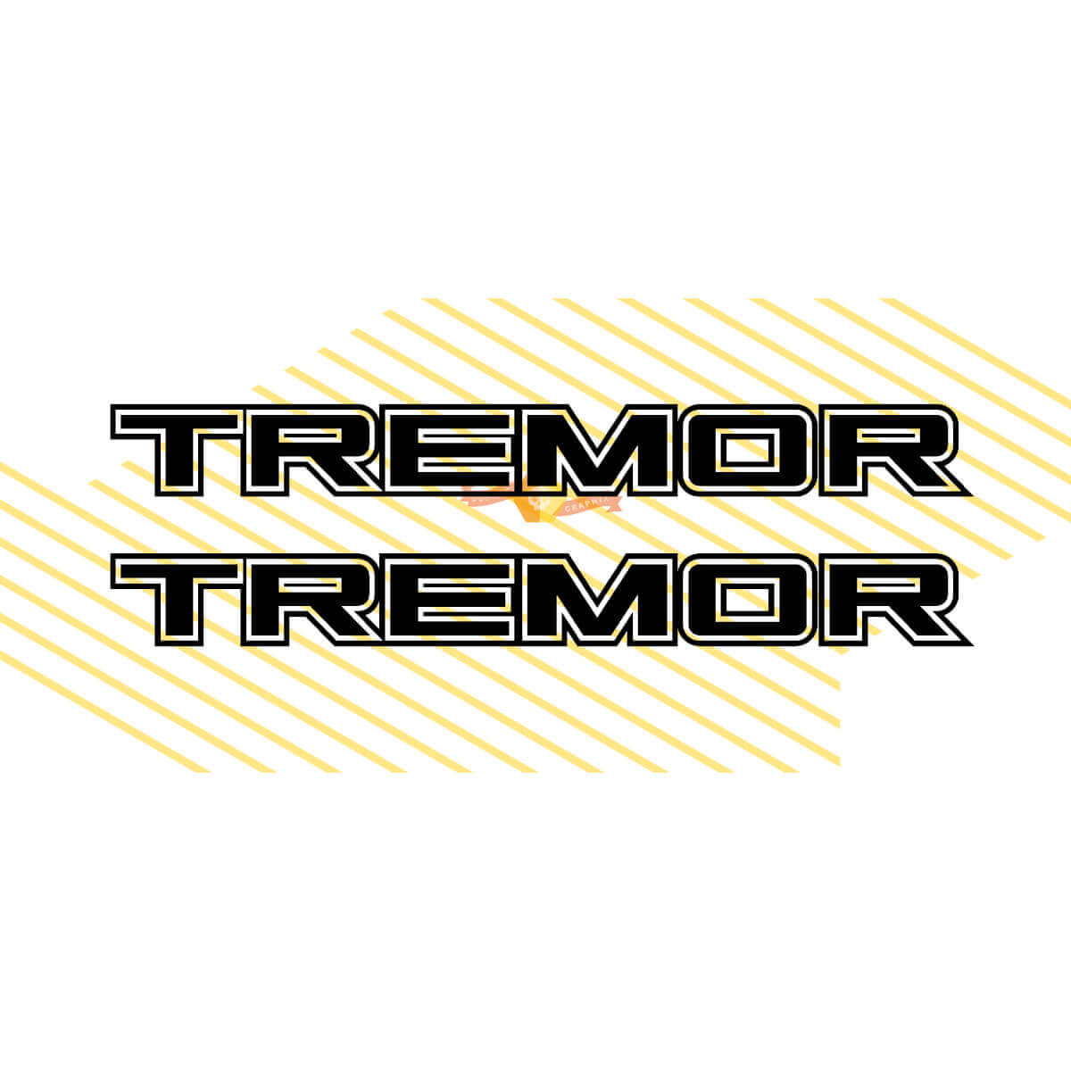 Pair Truck Bed Decal Tremor Set Ford Super Duty F250 F150 F-350 Vinyl Stickers
