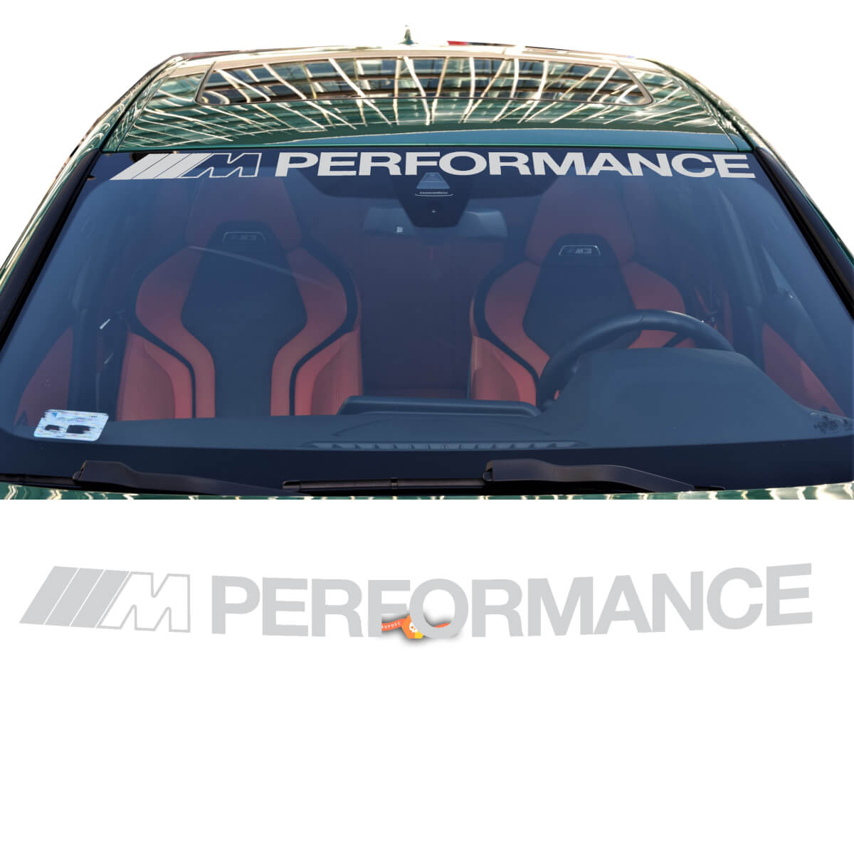 ///M Performance Decal Sticker for Windshield or Rear Window fit to BMW G series
