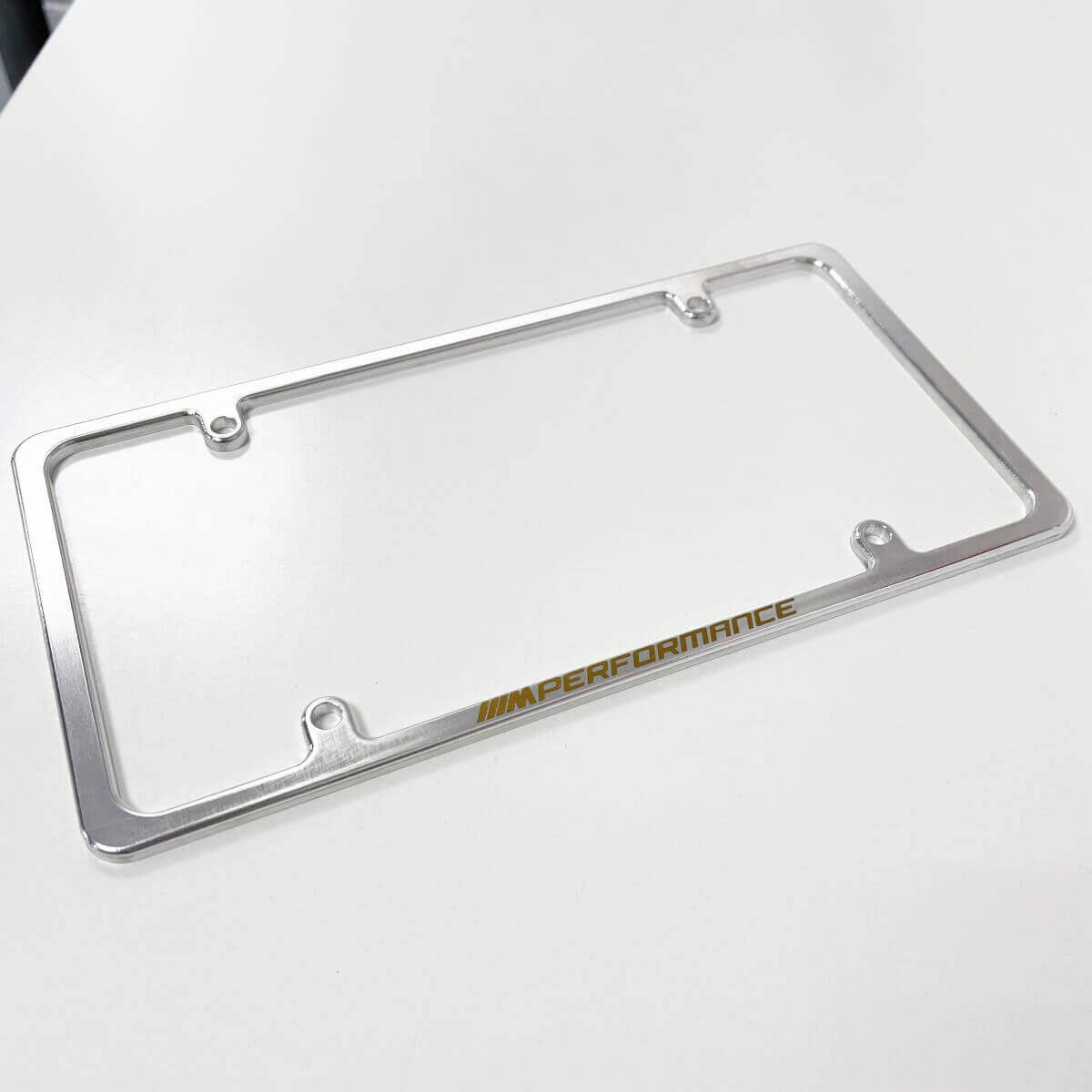 M Performance Style Billet Aluminum Slimline US License Plate Frame