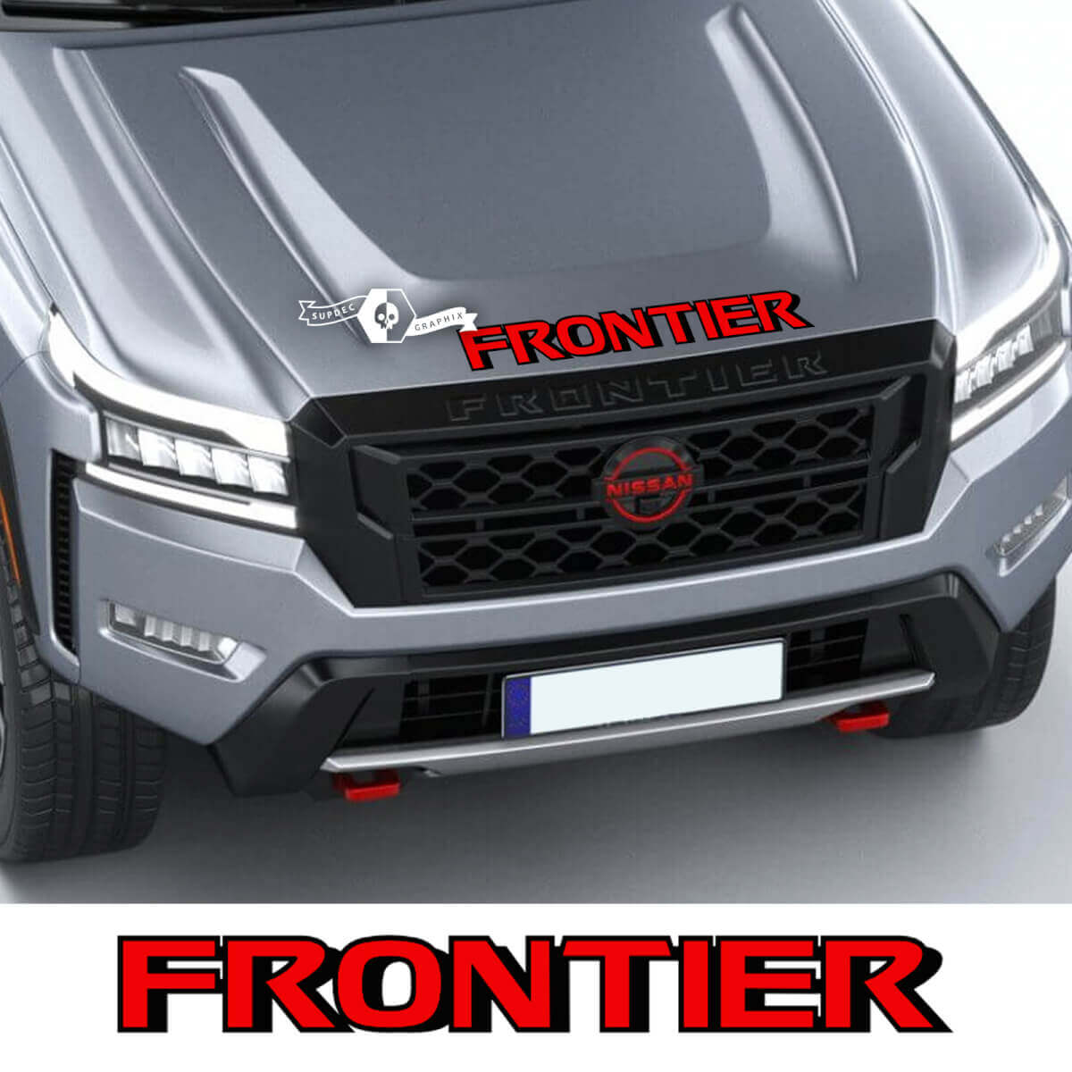 Nissan Frontier S SV Pro-4x Hood Decal Vinyl Logo Graphic Decals Sticker 2 Colors

