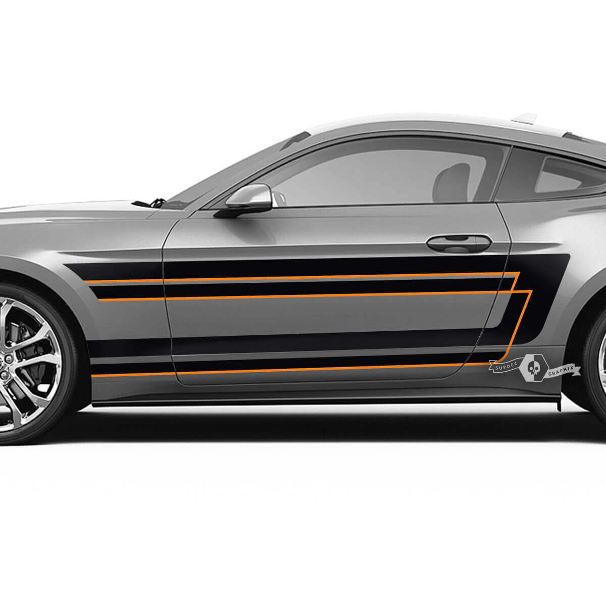 Autoben Fender Strepen Sticker Grafiek Vir Musclecar Musclecarmodel Shelby GT500 GT350