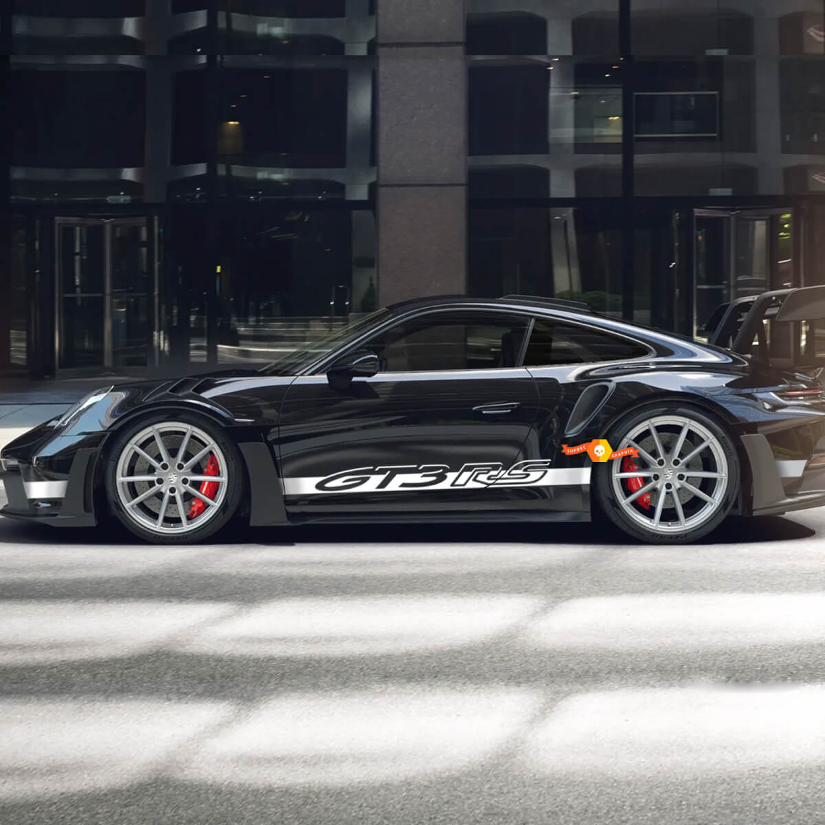 Porsche 911 991 992 Gt3 RS GT3RS Side Stripes Kit Decal Sticker
