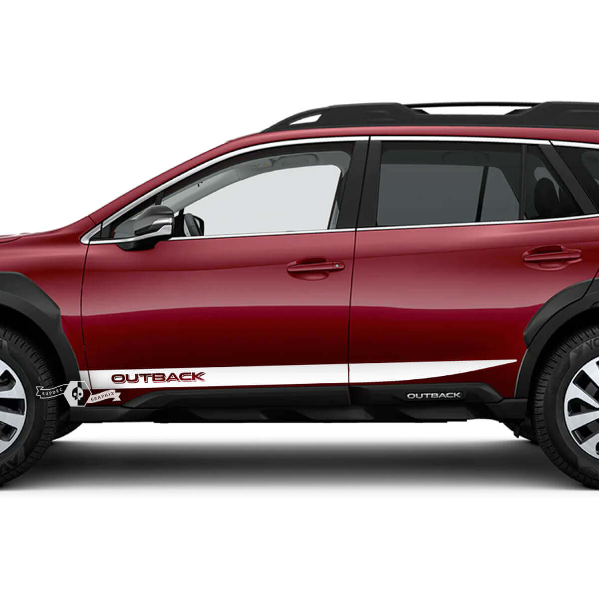 Suba Outback Side Rocker Panel Vinyl Sticker Decal Graphic Suba decal
