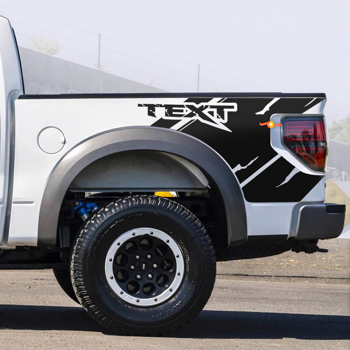Musclecar power truck SVT truck Bedside Predator Vinyl Graphics Stickers Decals Install kit included
