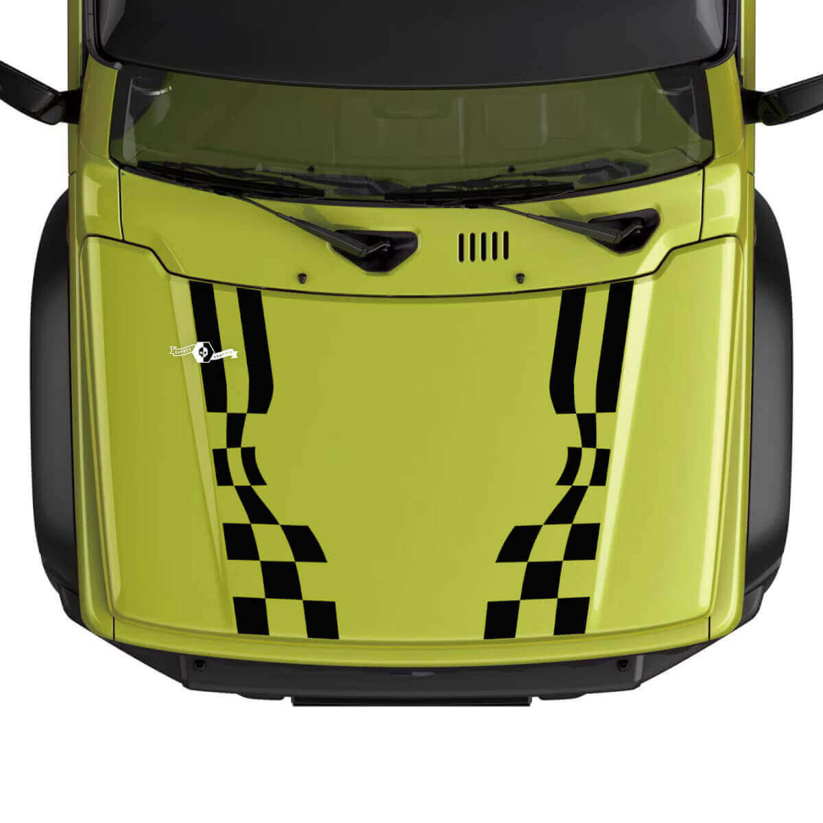 Drapeau À Damier Décalque Bande Autocollant Graphiques Pour Suzuki JIMNY