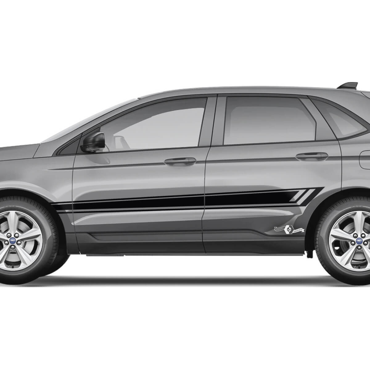 Musclecar Edge Doors Vinyl Racing Stripes body decal vinyl graphics sticker
