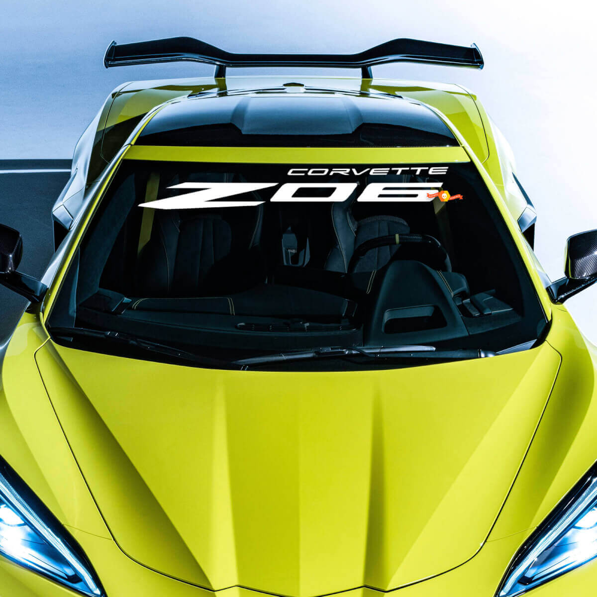 Windshield Chevrolet Chevy C8 Corvette Z06 Vinyl Decal Sticker
