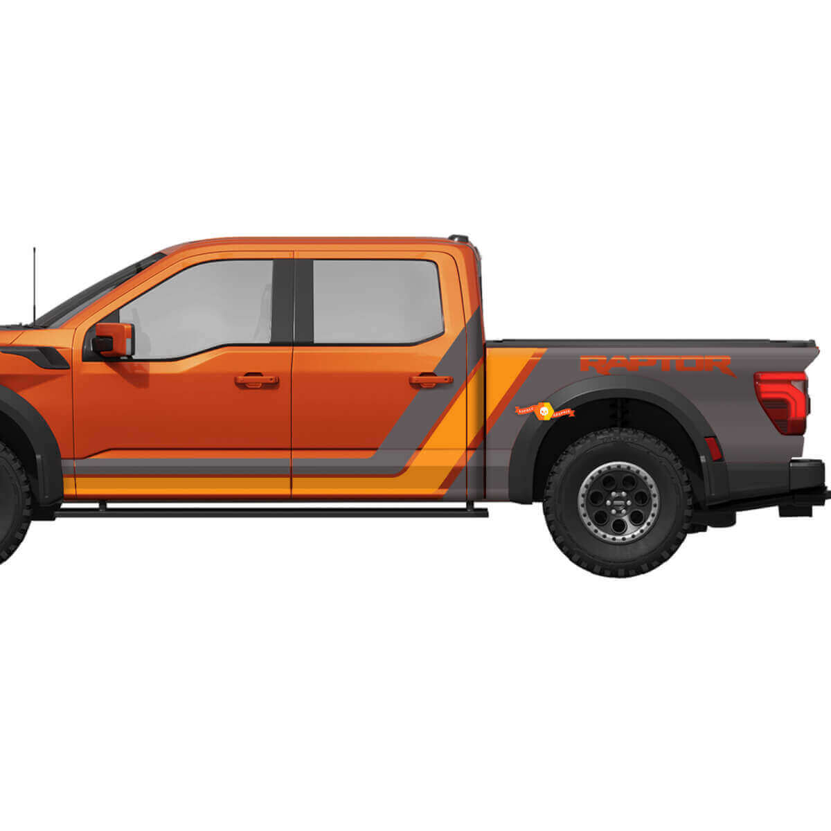 Side Graphics Stripes Decals for Ford F150 F-150 Raptor
