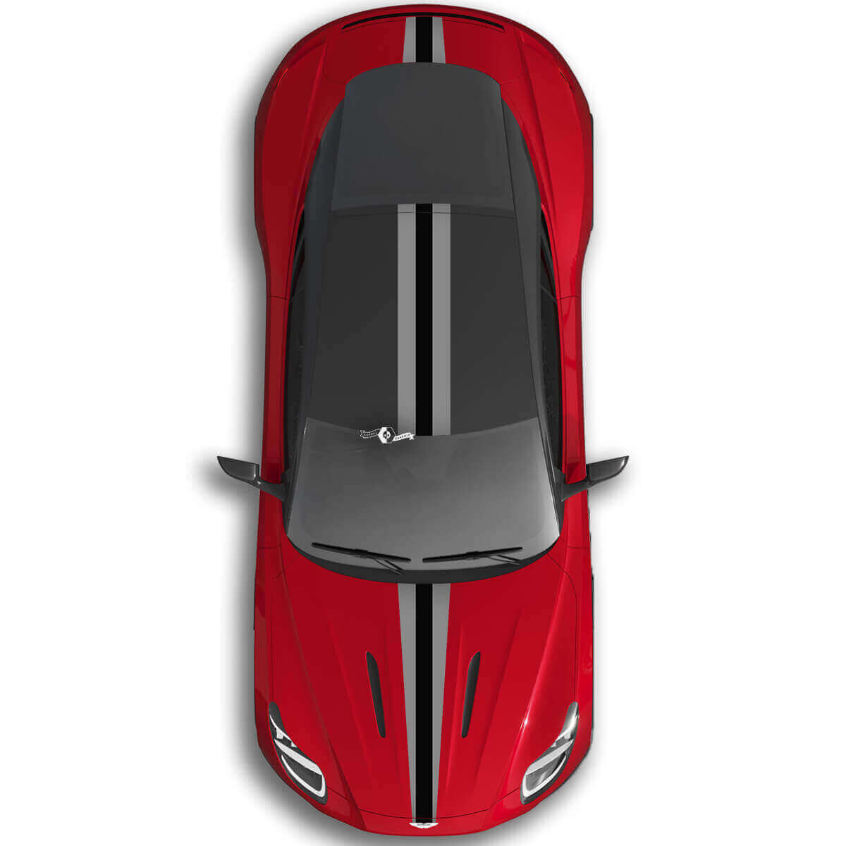 Aston Martin DB11 Full Body Two Colours Stripe Bonnet Roof Boot Vinyl Decal Sticker 2