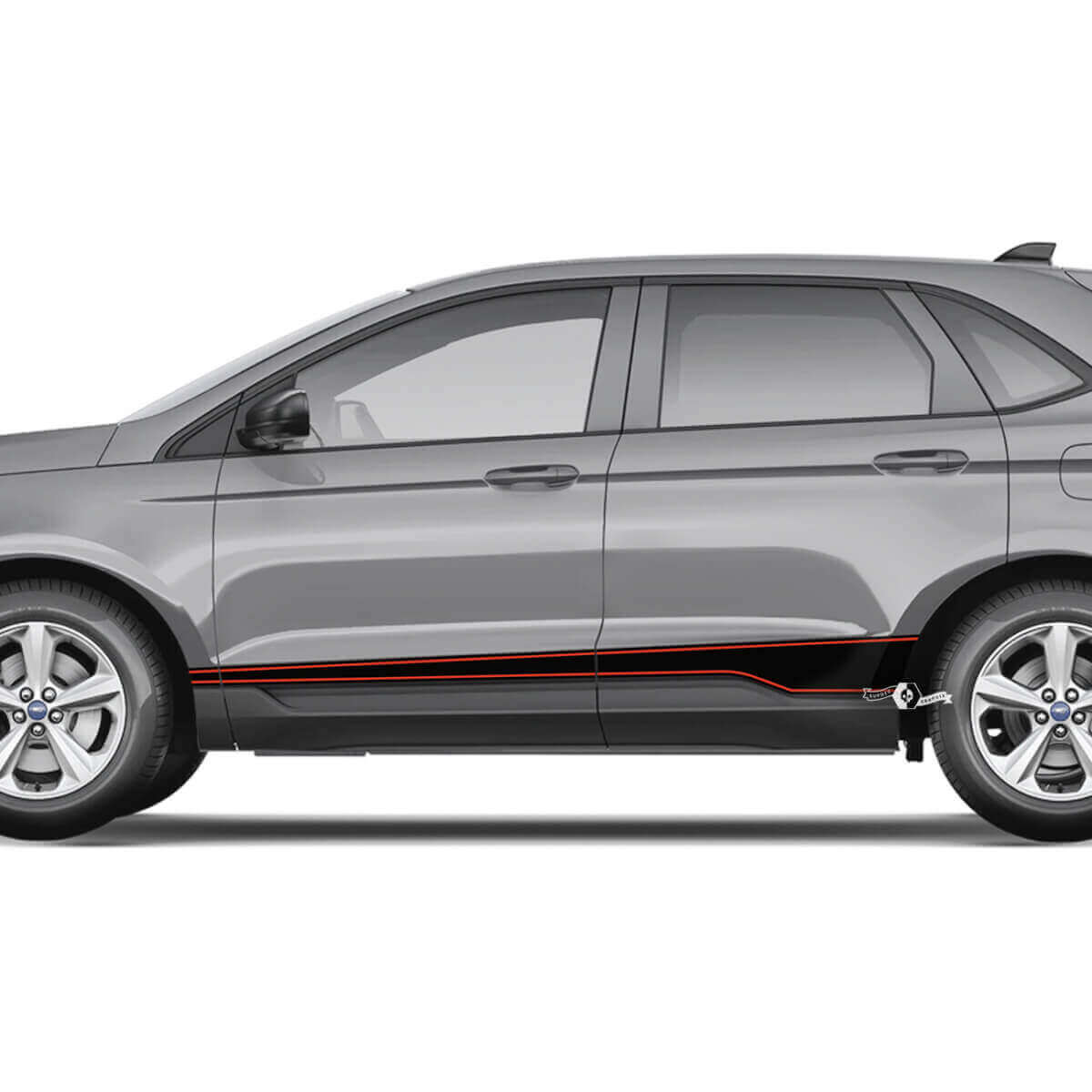 Musclecar Edge Rocker Panel Vinyl Pin Stripes body decal vinyl graphics Decal sticker
