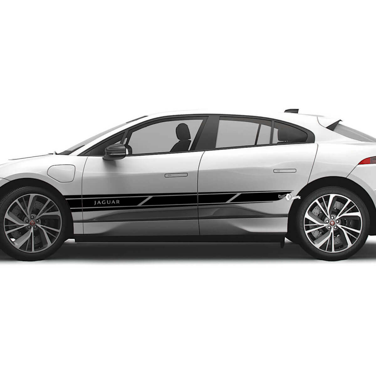 Jaguar I Pace Side Stripes Graphics Doors decal Logo Lines sticker
