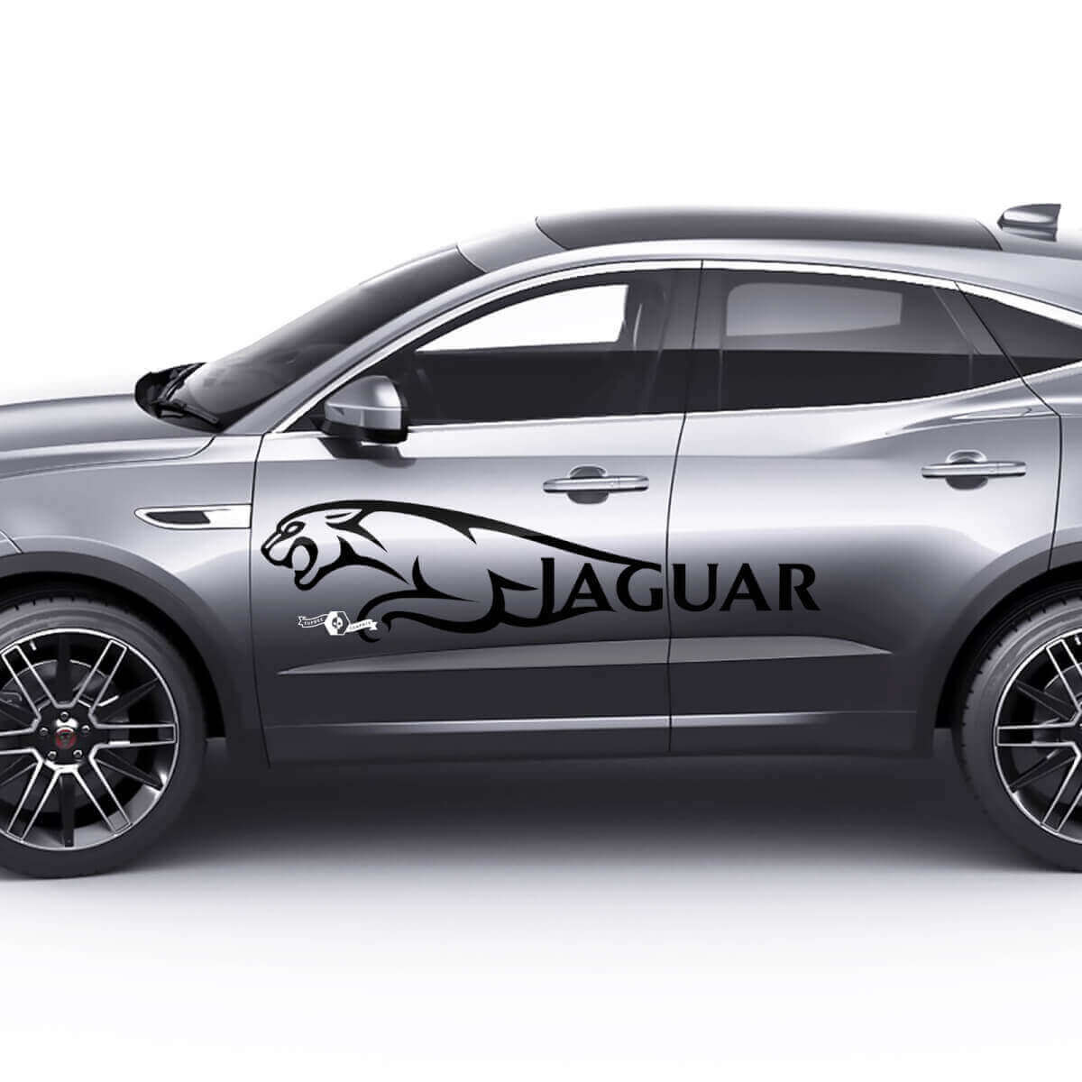 Side Logo Jaguar Doors Graphics Decal Logo Sticker For Jaguar E-Pace